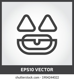 Guacamole icon vector. Party Season icon in flat design. Eps 10 vector illustration.