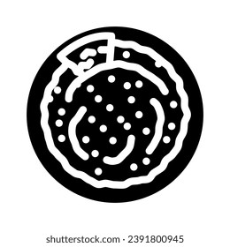 guacamole mexican cuisine glyph icon vector. guacamole mexican cuisine sign. isolated symbol illustration