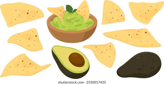 guacamole a Mexican food made of mashed avocado