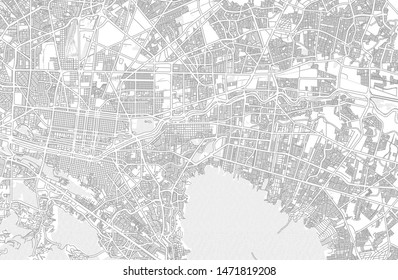 Guadalupe, Nuevo León, Mexico, bright outlined vector map with bigger and minor roads and steets created for infographic backgrounds.