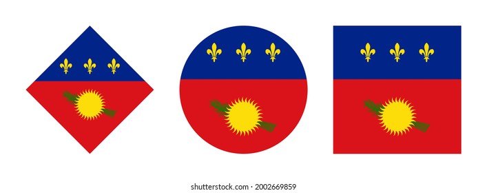 Guadeloupe Flag Vector Images (over 250)
