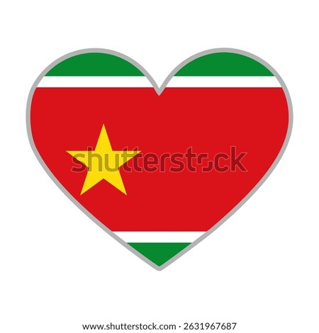 Guadeloupe flag. Guadeloupe love flag. Guadeloupe flag in heart shape. Love symbol. Vector illustration
