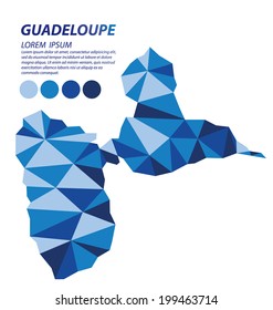 Guadeloupe geometric concept design