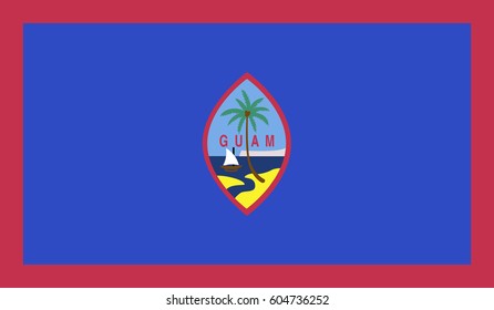 Guam Flag Vector