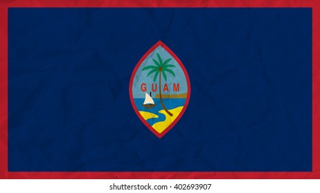 Guam  paper flag