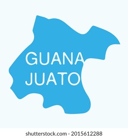 Mapa vectorial del estado de Guanajuato