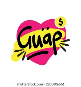 Guap Gen Z Sticker in EPS Vector, Money, and lots of it.