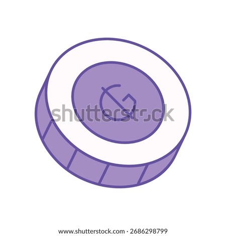 Guarani icon clean and modern vector illustration