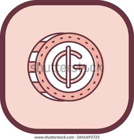 Guarani Line vector Icon Design
