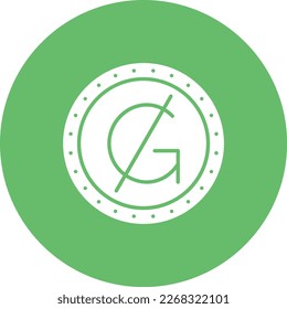 Guarani vector icon. Can be used for printing, mobile and web applications.
