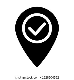 Guarantee approval certificate , vector illustration isolated on white background and icon black color- Vector
