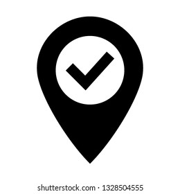Guarantee approval certificate , vector illustration isolated on white background and icon black color- Vector