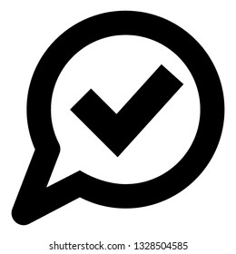 Guarantee approval certificate , vector illustration isolated on white background and icon black color- Vector