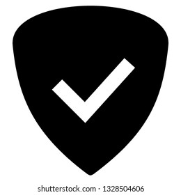 Guarantee approval certificate , vector illustration isolated on white background and icon black color- Vector