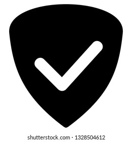 Guarantee approval certificate , vector illustration isolated on white background and icon black color- Vector
