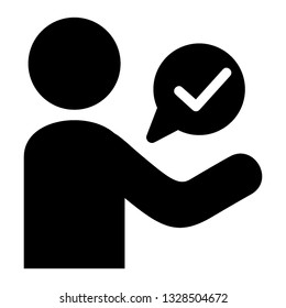 Guarantee approval certificate , vector illustration isolated on white background and icon black color- Vector