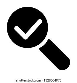 Guarantee approval certificate , vector illustration isolated on white background and icon black color- Vector