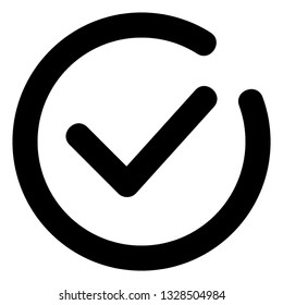 Guarantee approval certificate , vector illustration isolated on white background and icon black color- Vector