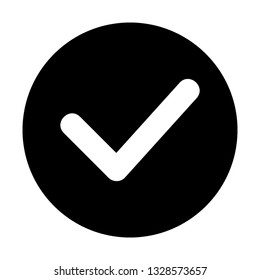 Guarantee approval certificate , vector illustration isolated on white background and icon black color- Vector