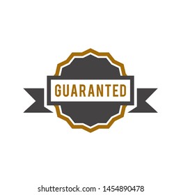 guarantee badge brand vector design