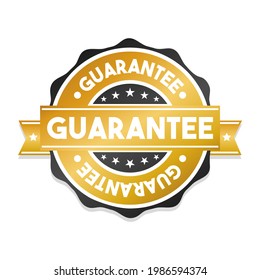 Guarantee Badge Icon Seal. Illustration Vector Stamp Design. Vintage Retro Style Insignia.