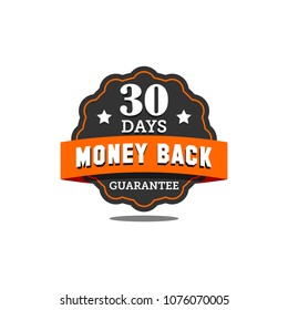 guarantee badge seal stamp vector template