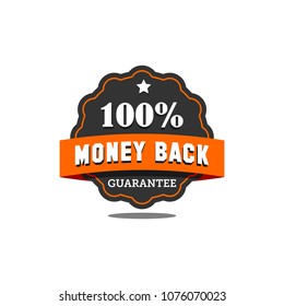 guarantee badge seal stamp vector template