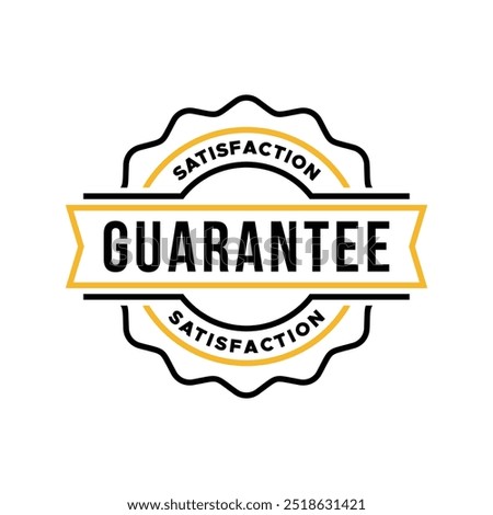 Guarantee Badge Vector Design Template Illustration Collection