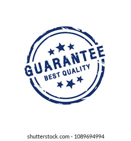 Guarantee best quality, stamp vector icon