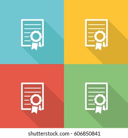 Guarantee Flat Icon Concept