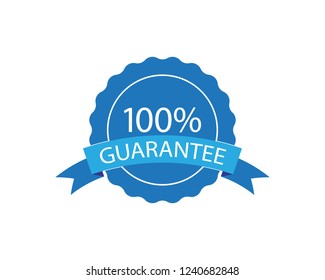 Guarantee Gold stamp sign vector illustration