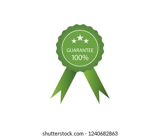 Guarantee Gold stamp sign vector illustration