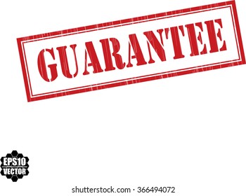 Guarantee grunge rubber stamp, vector illustration