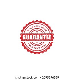 Guarantee grunge stamp seal icon vector illustration