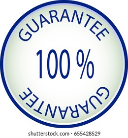 Guarantee icon isolated on white background