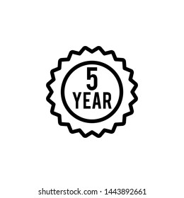 Guarantee icon trendy design template