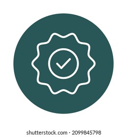 Guarantee Isolated Vector icon which can easily modify or edit

