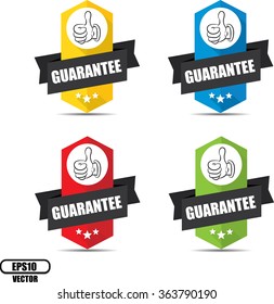 Guarantee label and sign - Vector illustration
