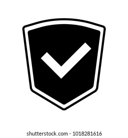 guarantee, protection shield icon vector 