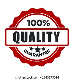 Guarantee of quality, warranty seal isolated icon vector. Best choice label, product seal or award, goods trade mark or certificate emblem. Round symbol, production reward, special badge or stamp