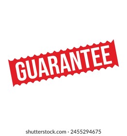 guarantee Rubber stamp design. VECTOR ILLUSTRATION.