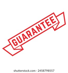Guarantee Rubber stamp Design Vector 