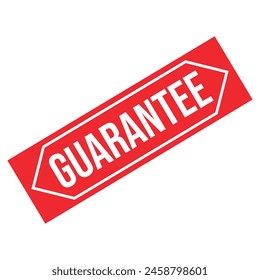 Guarantee Rubber stamp Design Vector 