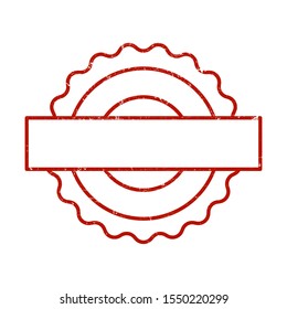 Guarantee rubber stamp icon vector
