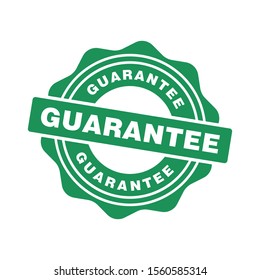 Guarantee rubber stamp icon vector