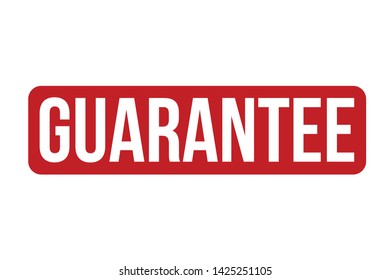 Guarantee Rubber Stamp. Red Guarantee Stamp Seal – Vector