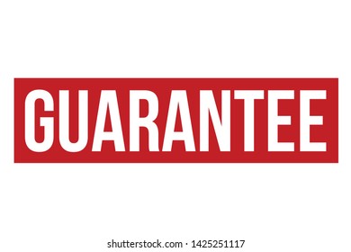 Guarantee Rubber Stamp. Red Guarantee Stamp Seal – Vector