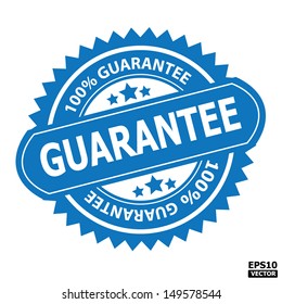 Guarantee Rubber Stamp Sign.-eps10 Vector