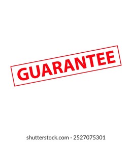 Guarantee Rubber stamp vector design. Rubber Stamp Illustration - Vector

