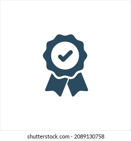 guarantee seal badge pictogram icon style graphic design vector